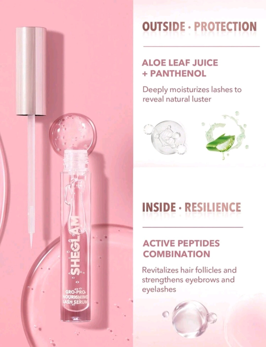 SHEGLAM Gro-Pro Nourishing Lash Serum