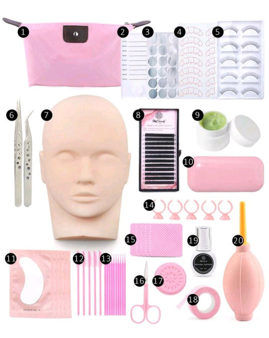 HMQ Beauty Eyelash Extension Training Tool Kit